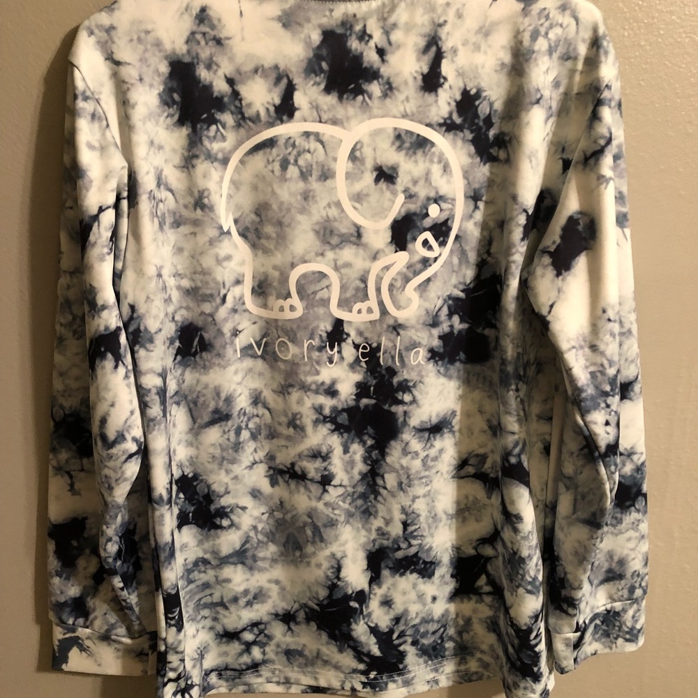 Ivory Ella Long Sleeved Tie Die